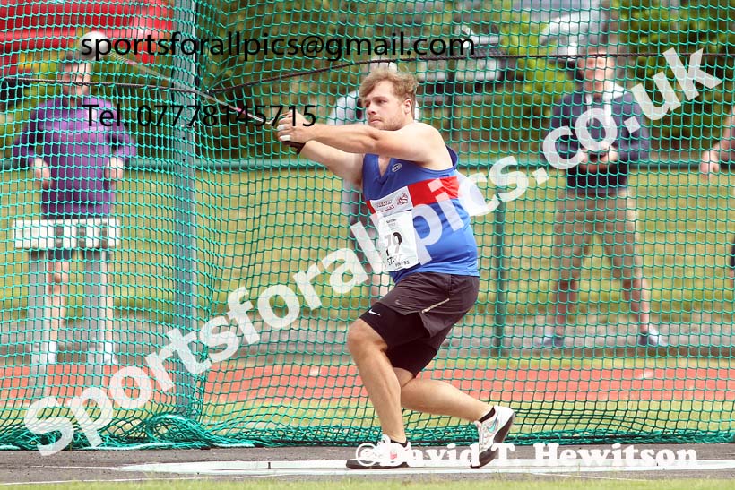Mens hammer, 2021 Northern Senior and Under-20s Champs., Leigh. Photo: David T. Hewitson/Sports for All Pics